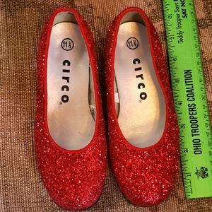 Red Glitter shoes sz 11.5
